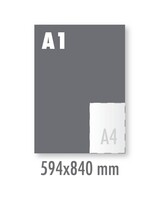 Posters Light A1 Fullcolor 100 grams glanzend (594x840mm)