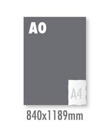 Posters Light A0 Fullcolor 100 grams glanzend (840x1188mm)