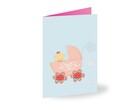 Geboortekaartjes Metallic