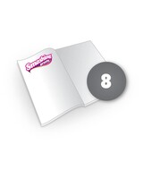 Brochure Standaard A6 staand - 8 pagina's - 250 grams gloss mc