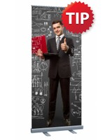 Roll Up Banner Basic (85x205 cm) A kwaliteit.