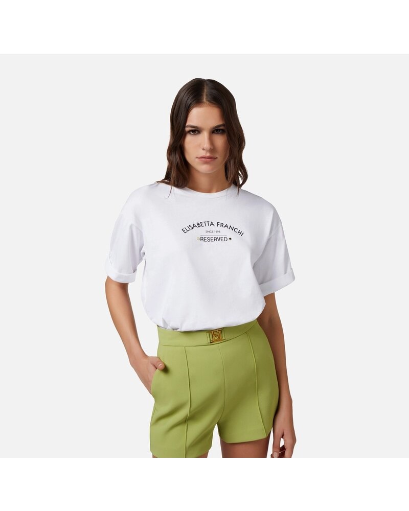 ELISABETTA FRANCHI MA023 Logo T-shirt