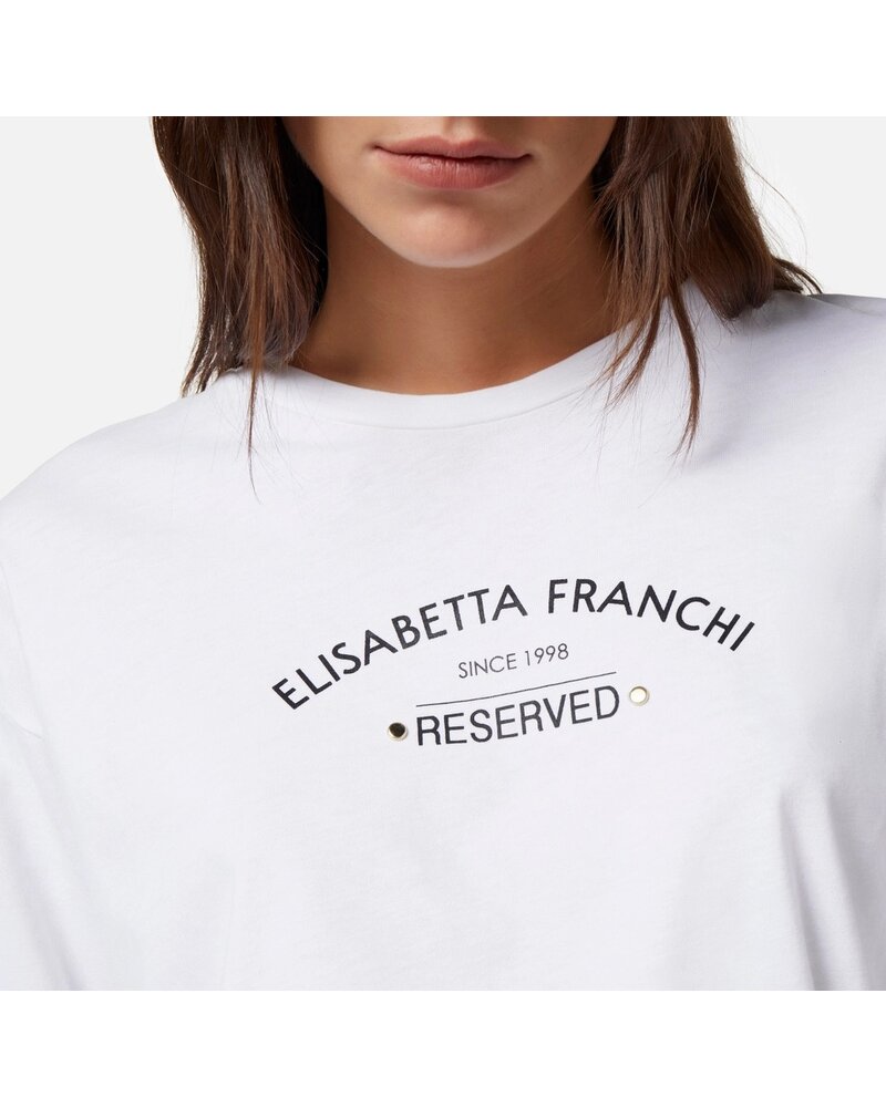 ELISABETTA FRANCHI MA023 Logo T-shirt