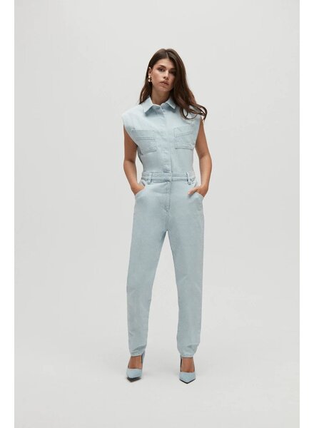 Homage Sleeveless Denim Jumpsuit