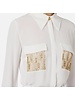 ELISABETTA FRANCHI CA042 Blouse With Embellished Pockets