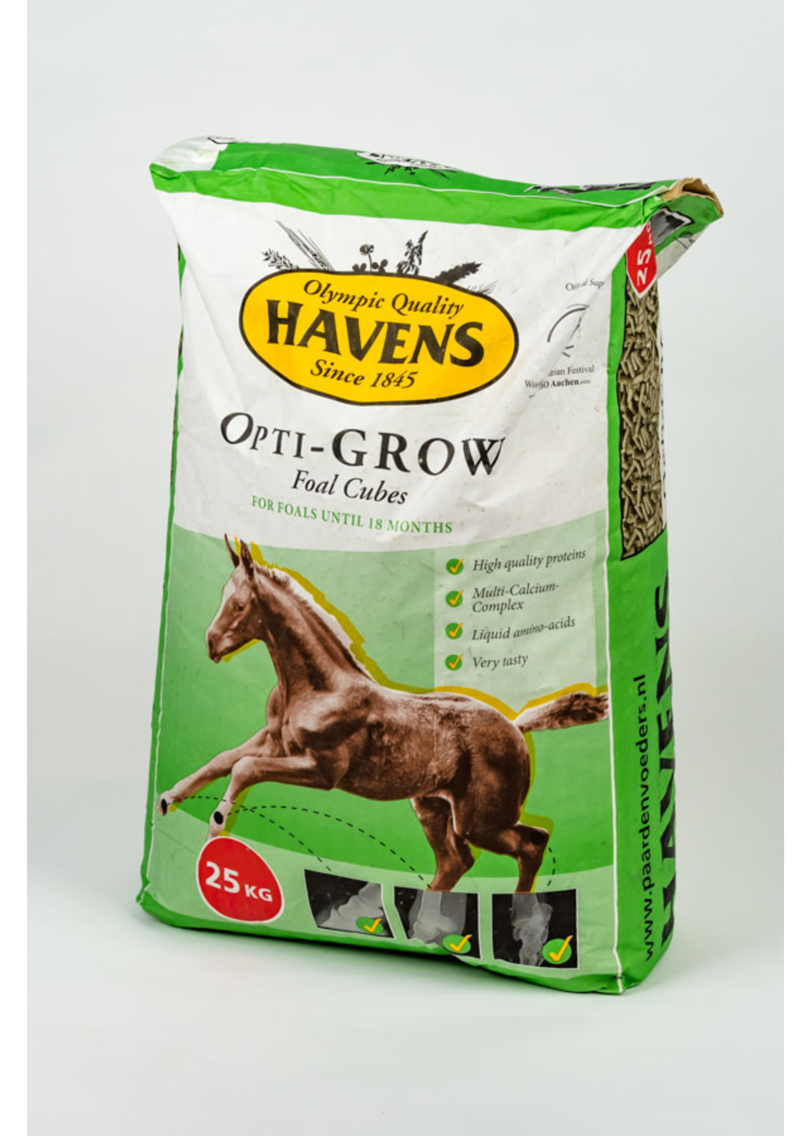 Havens Havens Opti-GROW 25 kg | Foal feed for healthy growth