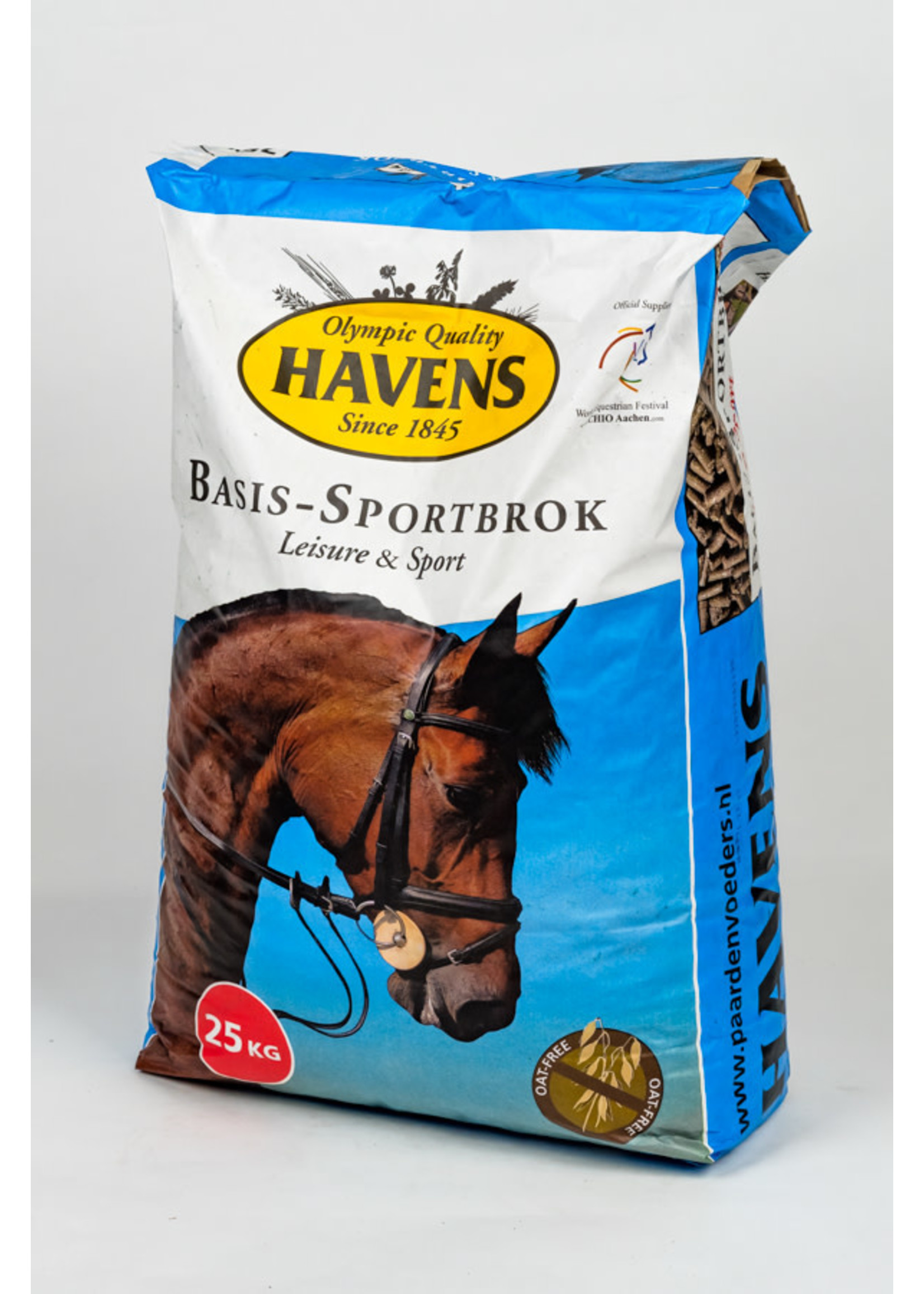 Havens Havens Basis-sportbrok 25 kg | Havervrije energie voor dagelijks werk