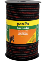 Patura PTR Tornado lint 20mm bruin/oranje 200m/rol