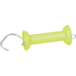 Patura Gate handle with tension spring and hook neon yellow