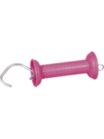 Patura Gate handle with tension spring and hook pink