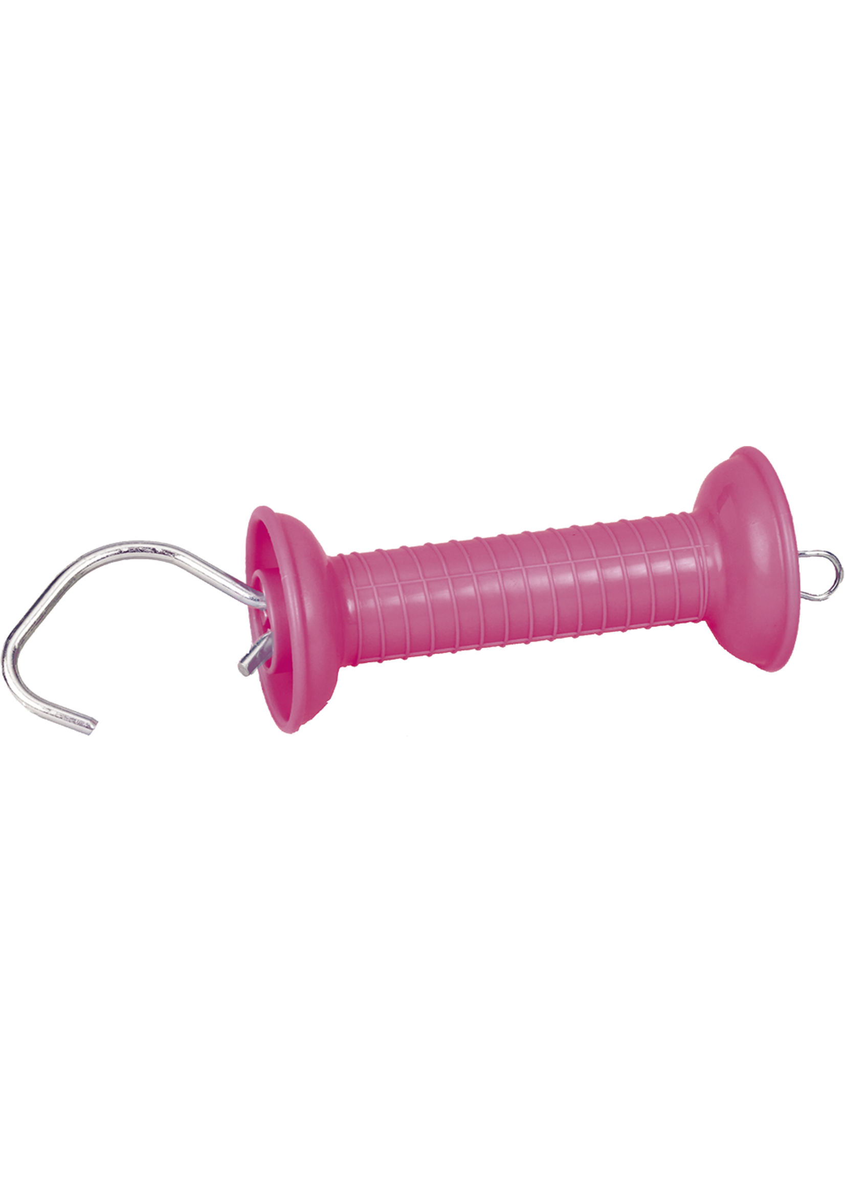 Patura Gate handle with tension spring and hook pink