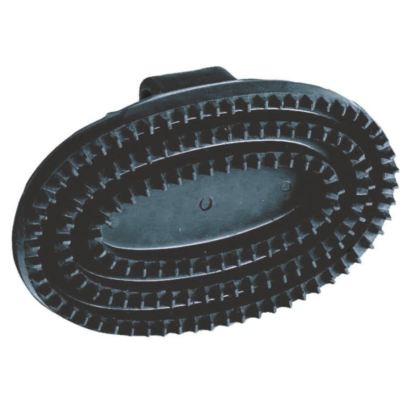 Rubber Curry Comb Oval Junior