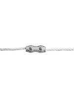 Cord connection stainless steel, up to 6mm (3pcs)