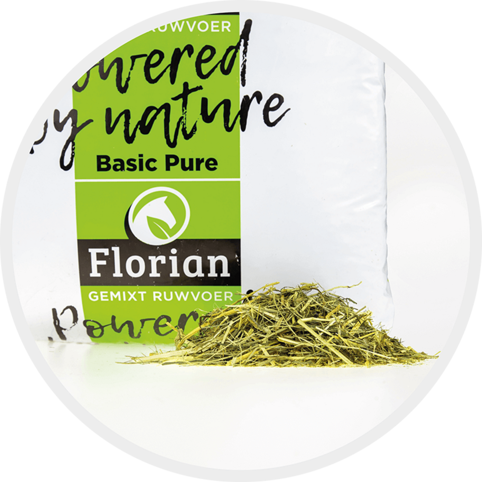 Florian Florian Basic Pure 14 kg | Vezelrijke ruwvoeraanvulling voor een natuurlijk rantsoen