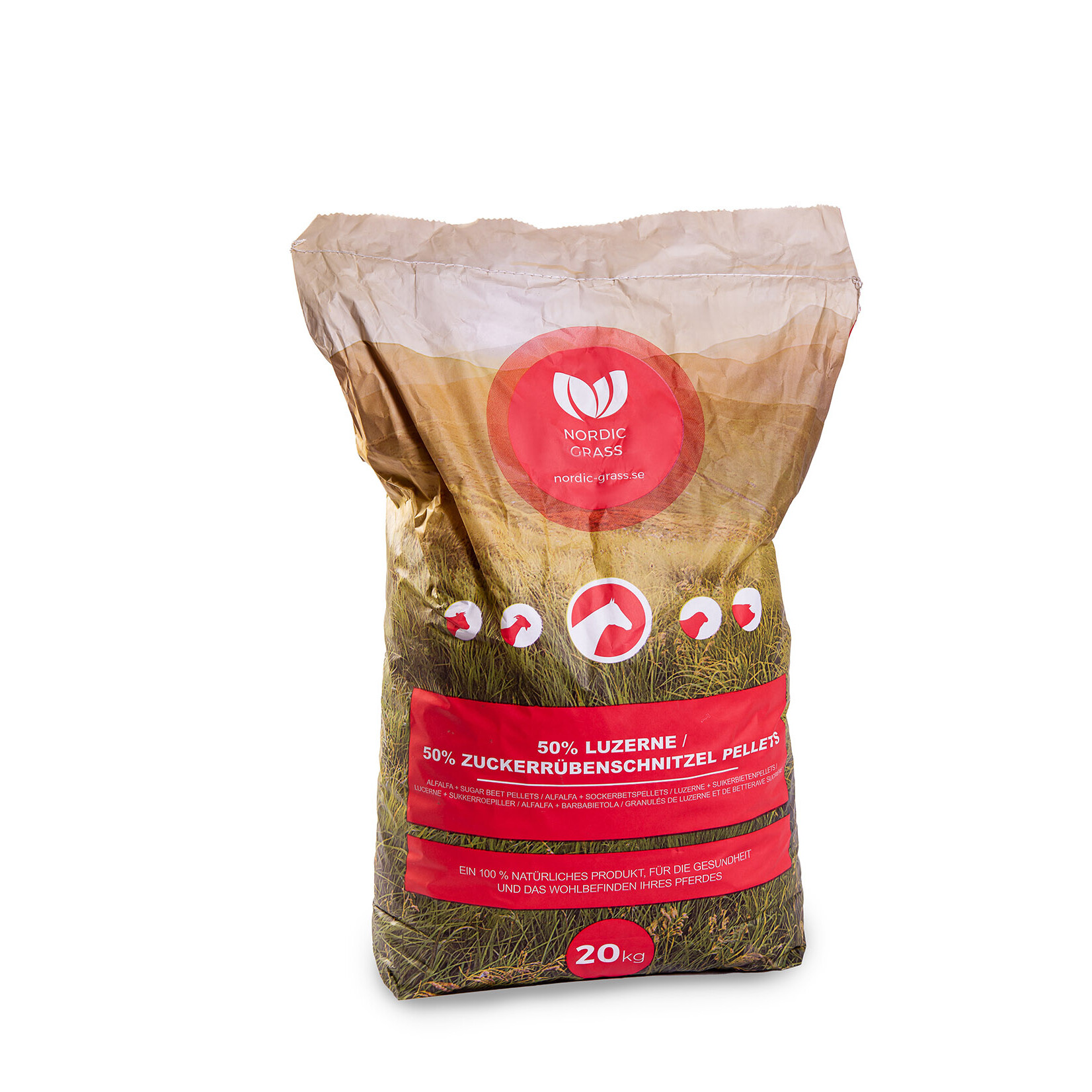 Alfabeet Luzerne/Pulp 20 kg | Voor conditie, vezels en een gezonde spijsvertering