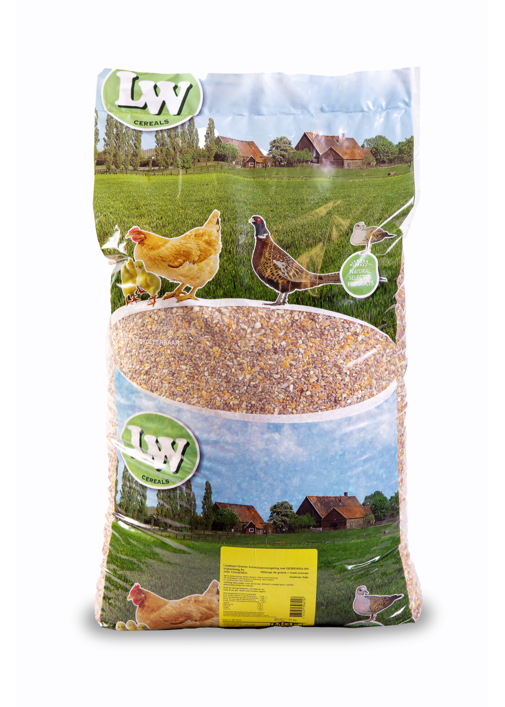 LW Graanmengeling Kip 20kg | Smakelijke graanmix voor hobbykippen