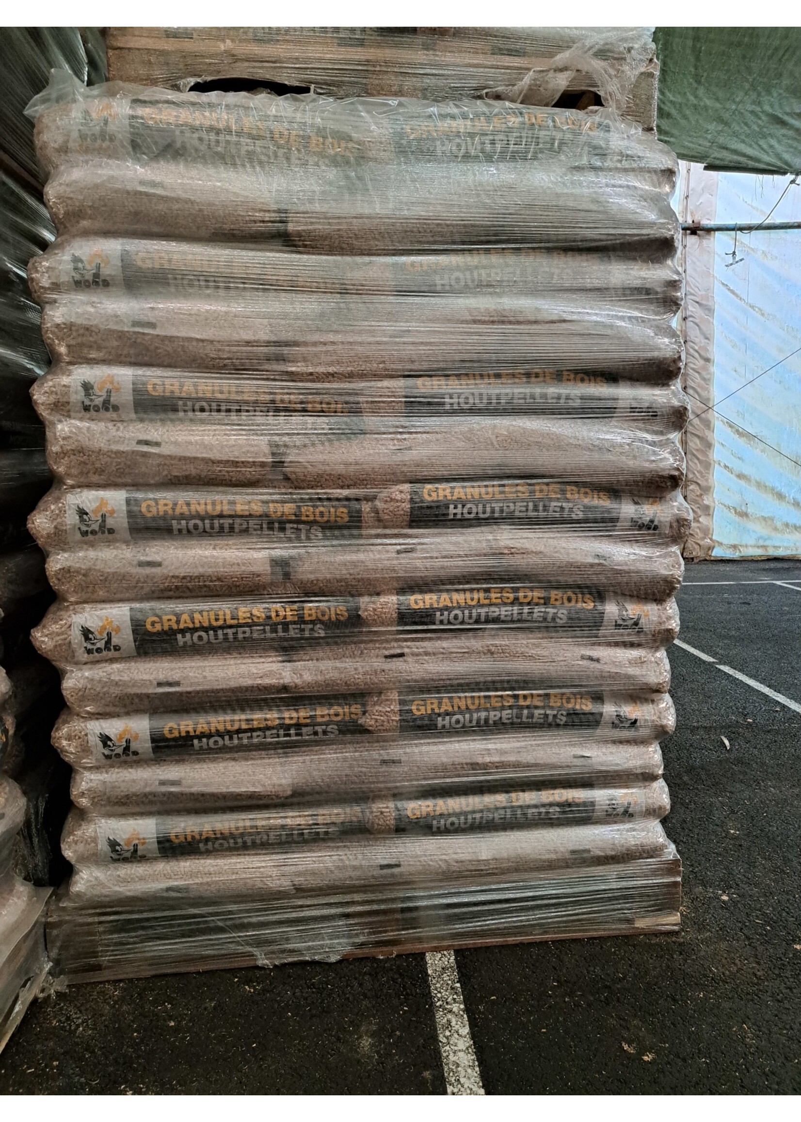Houtpellets Pallet 975 kg