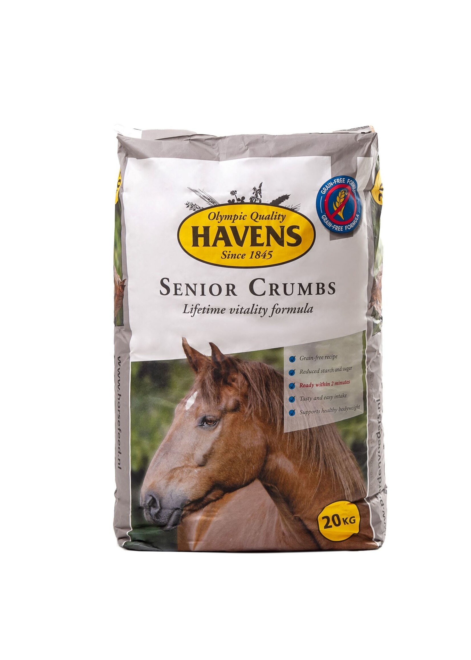 Havens Havens Senior Crumbs 17,5 kg | Voor conditie en vitaliteit bij oudere paarden