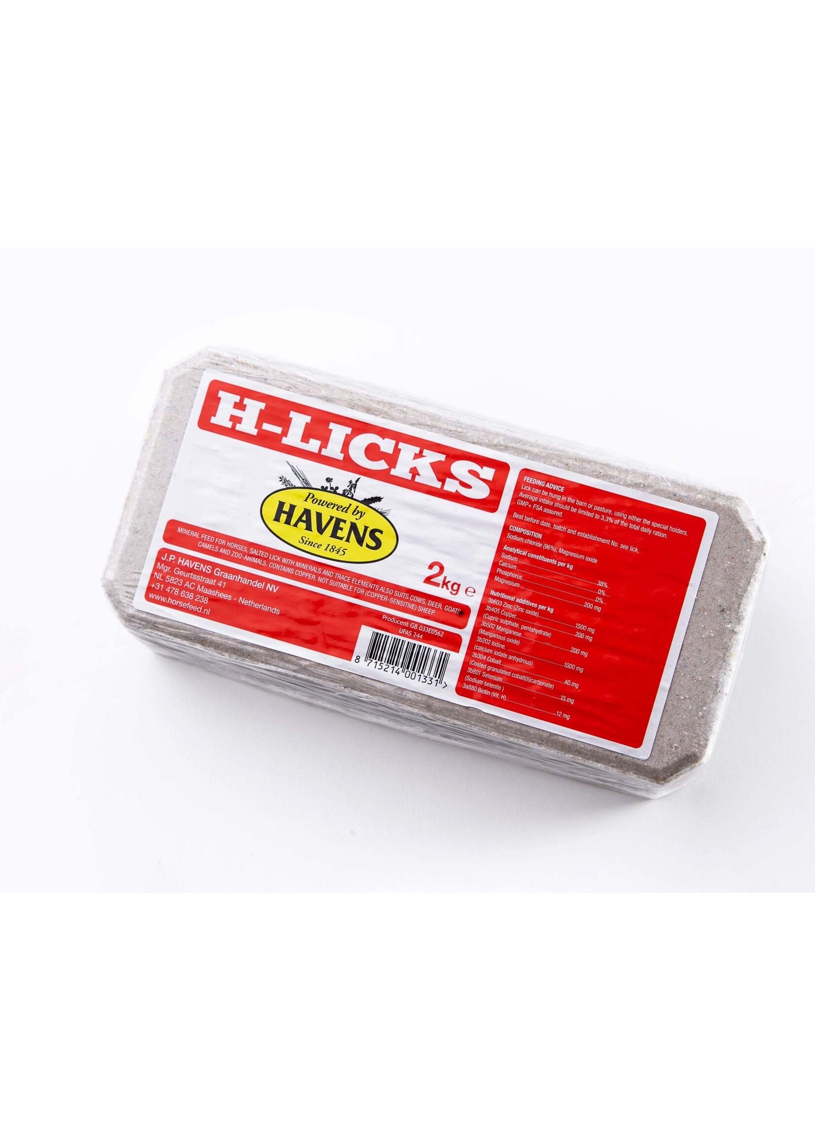 Havens Havens Lick Stone 2 kg | Natural source of salt and minerals