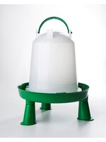 Flamingo Cloche à boire avec pieds Twist Vert et blanc 3L