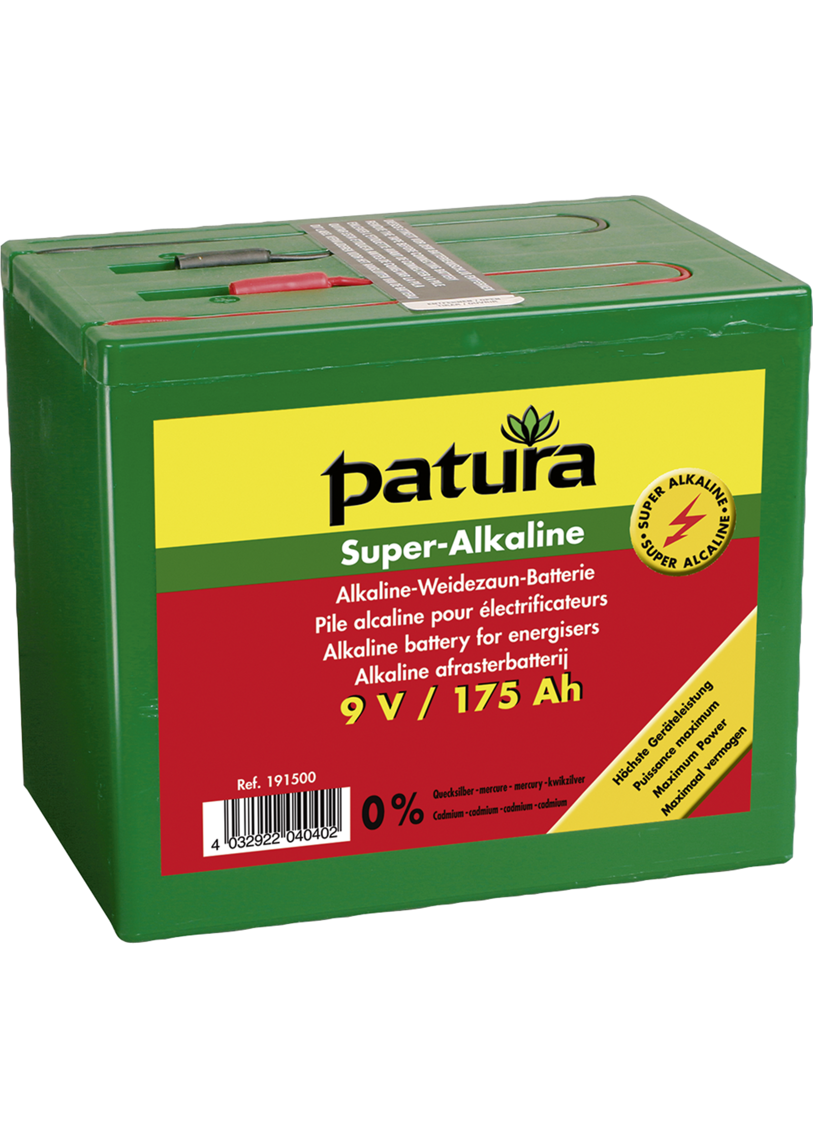 Patura Batterie super-alcaline 9V/160 Ah