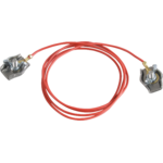 Patura Câble de raccordement du cordon 2 pinces à cordon en acier inoxydable