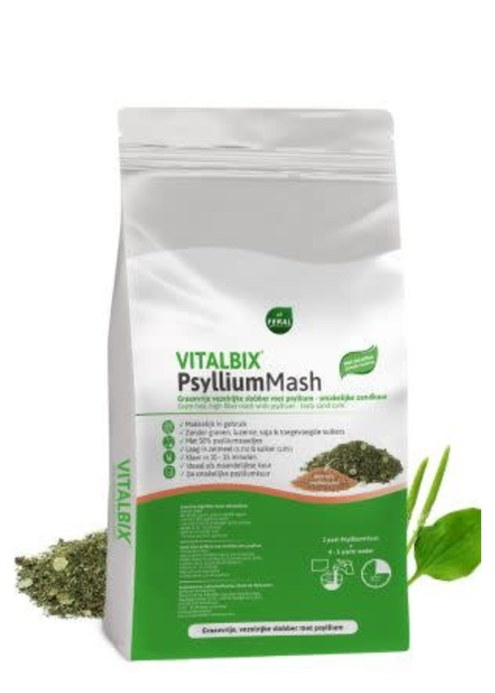Vitalbix Vitalbix PsylliumMash 6 kg – ondersteunende mash voor zandmanagement en darmcomfort