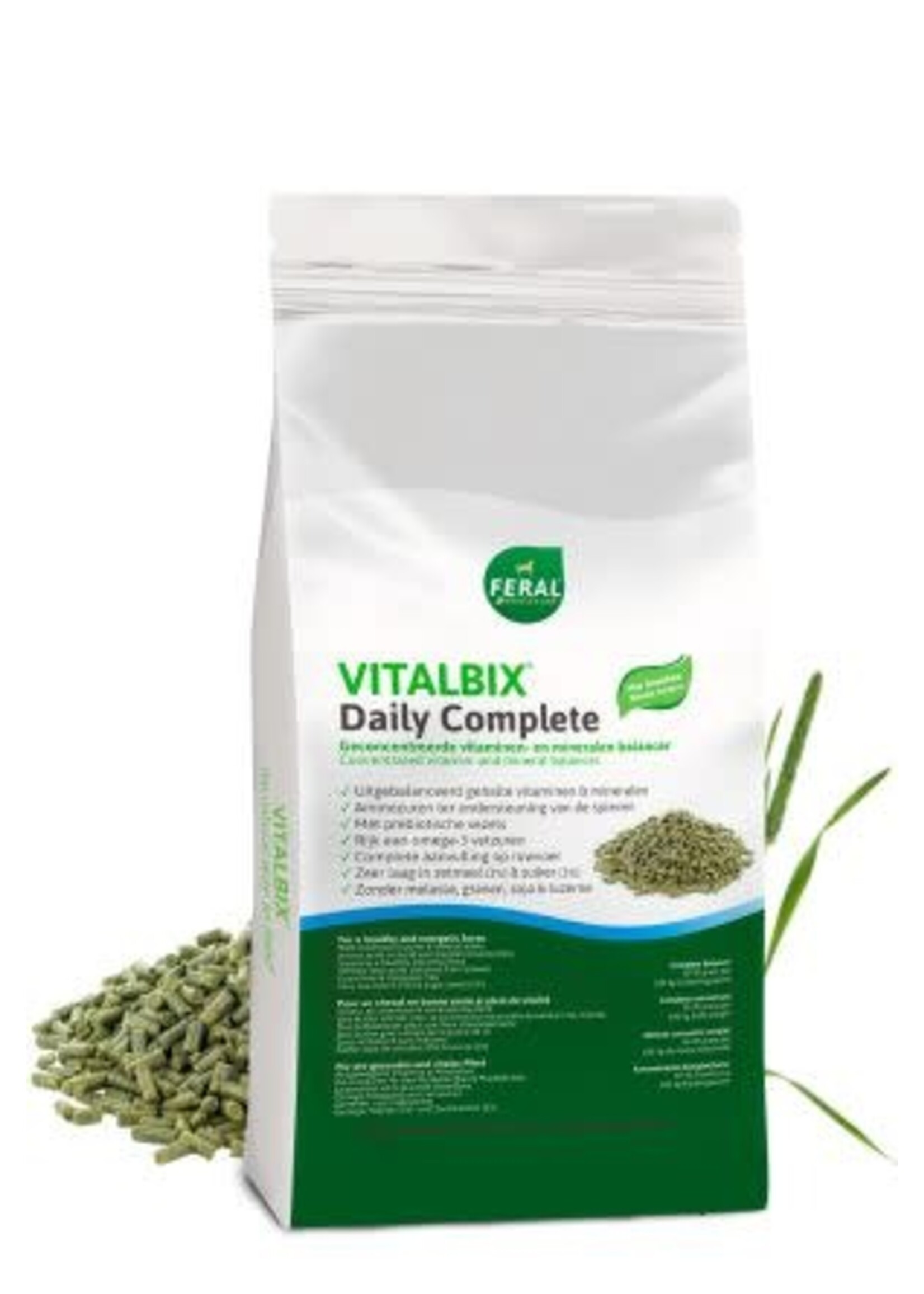 Vitalbix Vitalbix Daily Complete Timothy 14 kg | Balancer pour l'apport quotidien en vitamines, minéraux et fibres