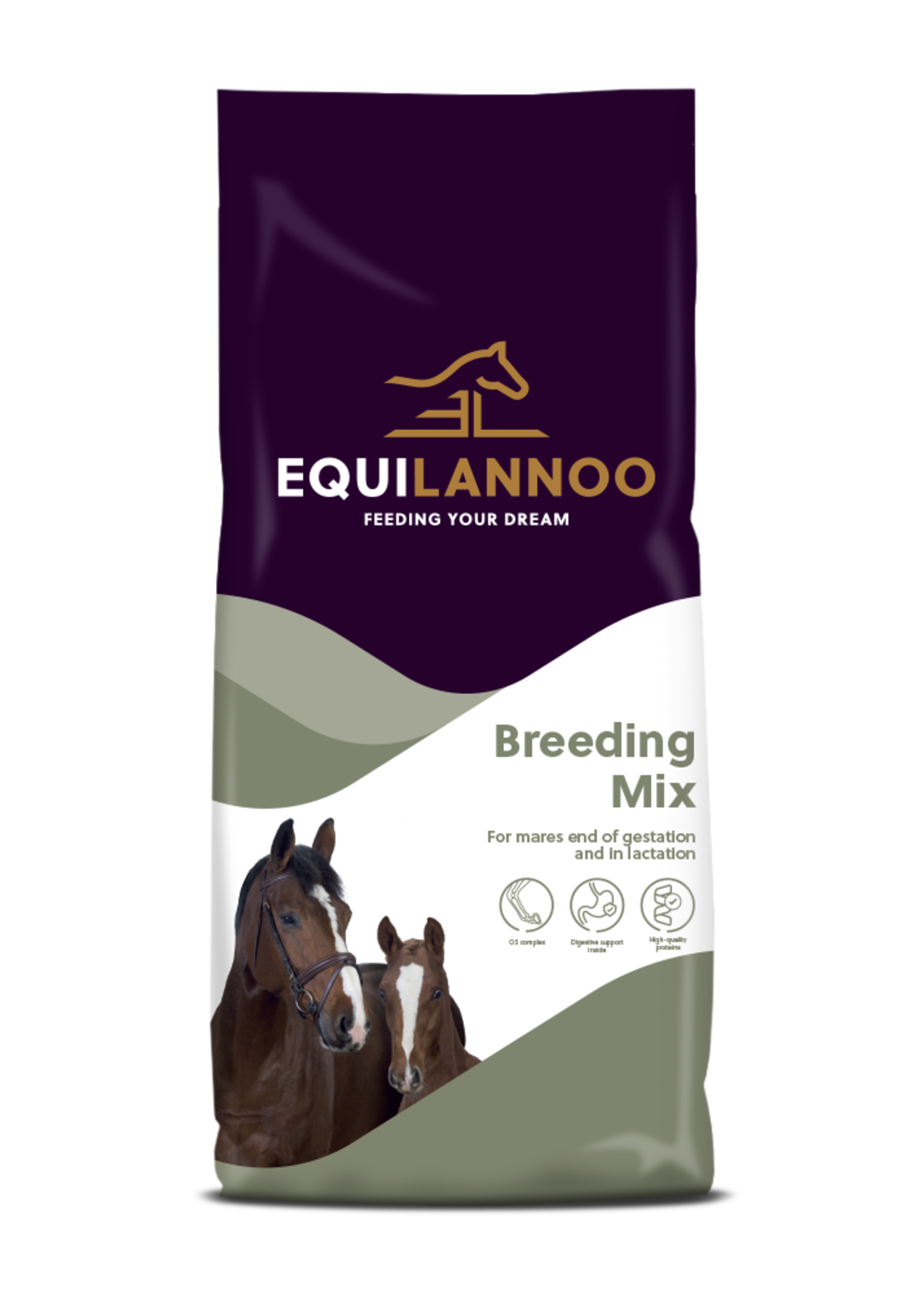 Equilannoo EQL Breeding Mix 20 kg | Nutrition for pregnant and lactating mares