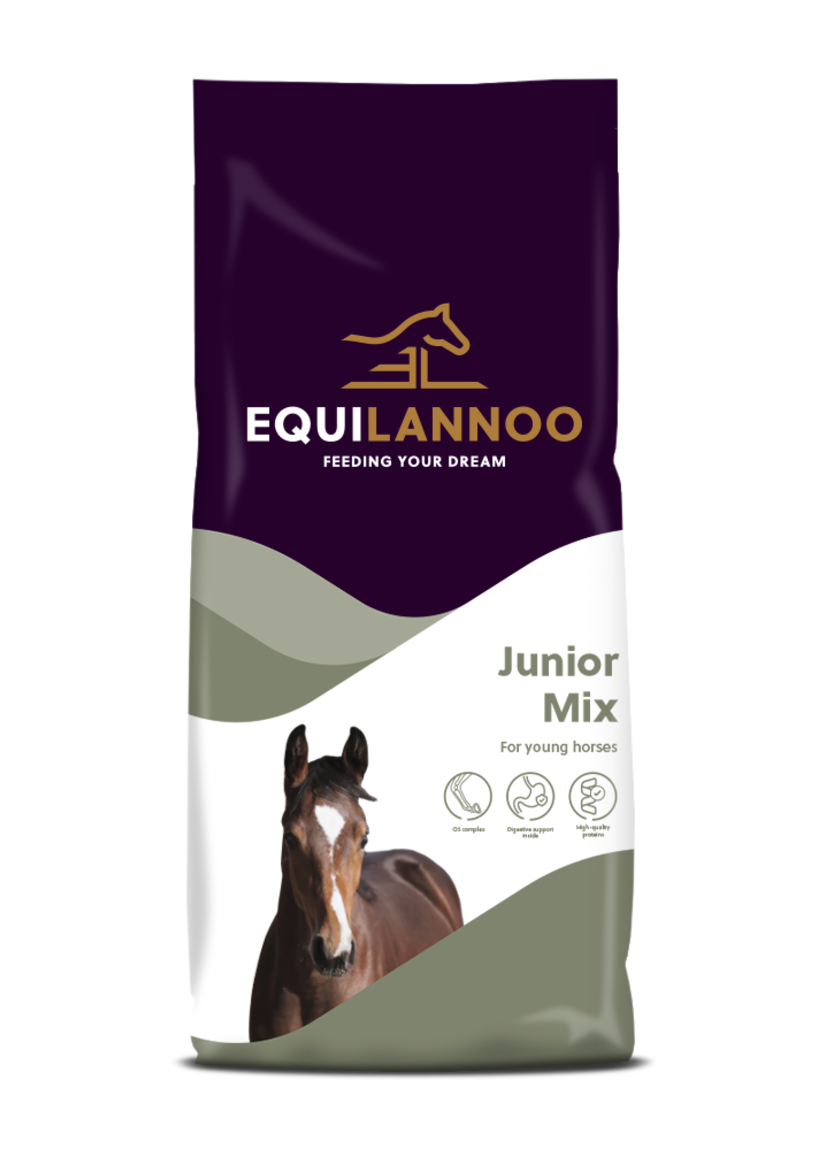 Equilannoo EQL Junior Mix 20 kg | Voor een evenwichtige groei van jonge paarden