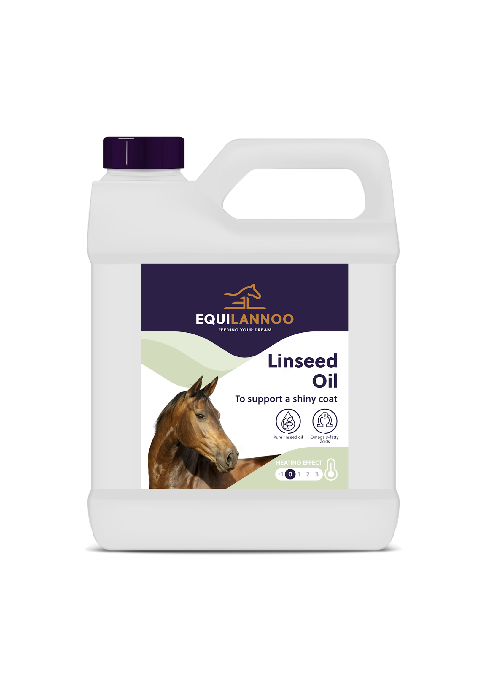 Equilannoo EQL Linseed Oil 5 L | For extra energy, shine and condition