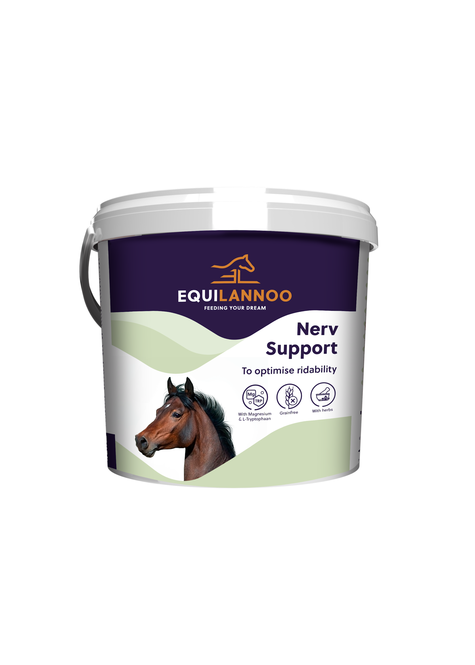 Equilannoo EQL Nerv Support 4 kg | Pour le calme, la concentration et les chevaux sensibles au stress