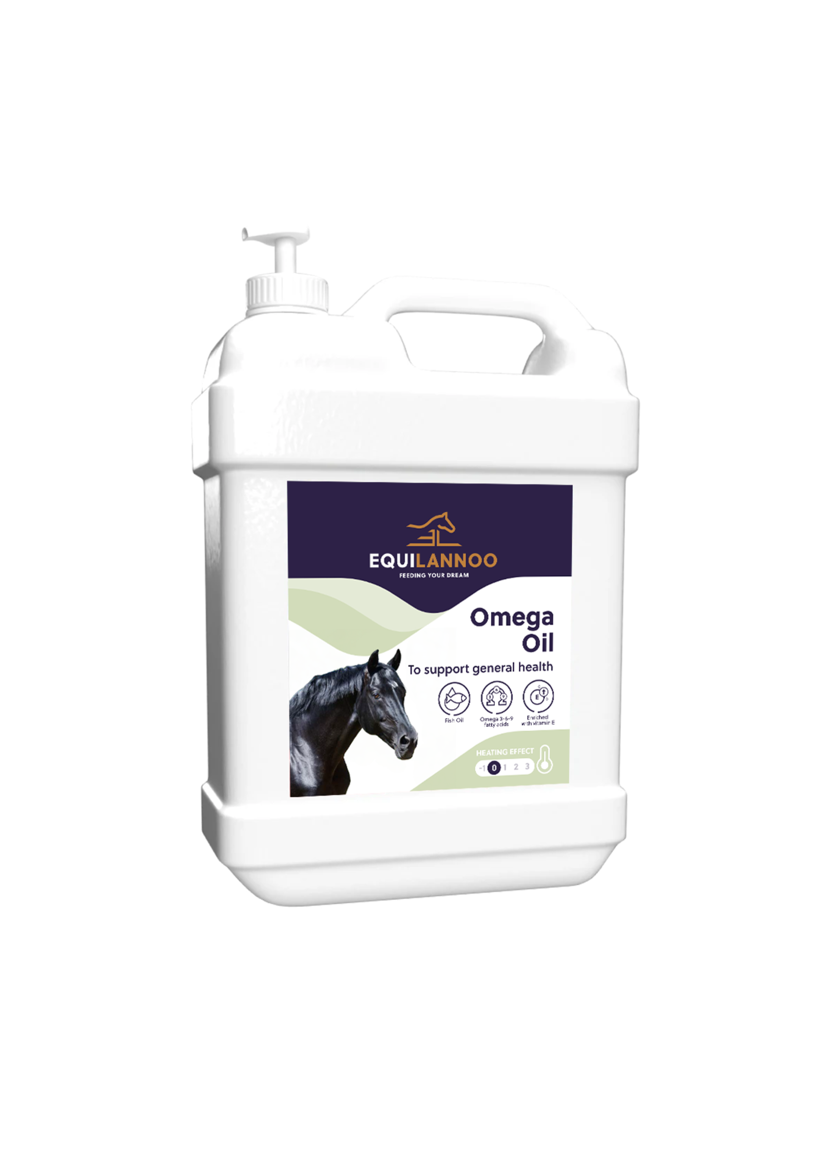 Equilannoo EQL Omega Oil 5 L | Omega 3-ondersteuning voor conditie, huid en vacht
