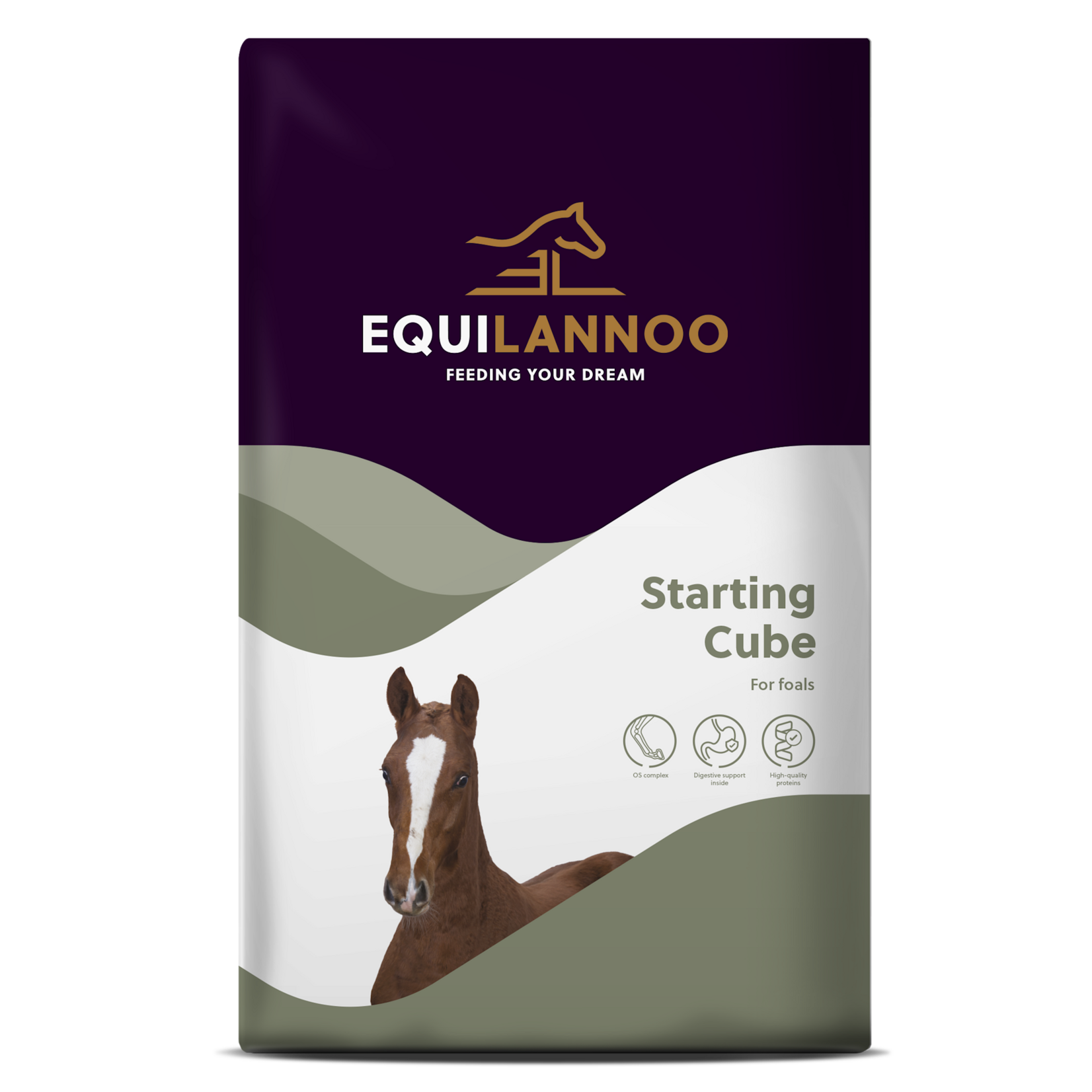 Equilannoo EQL Starting Cube 20 kg | For foals around the weaning period