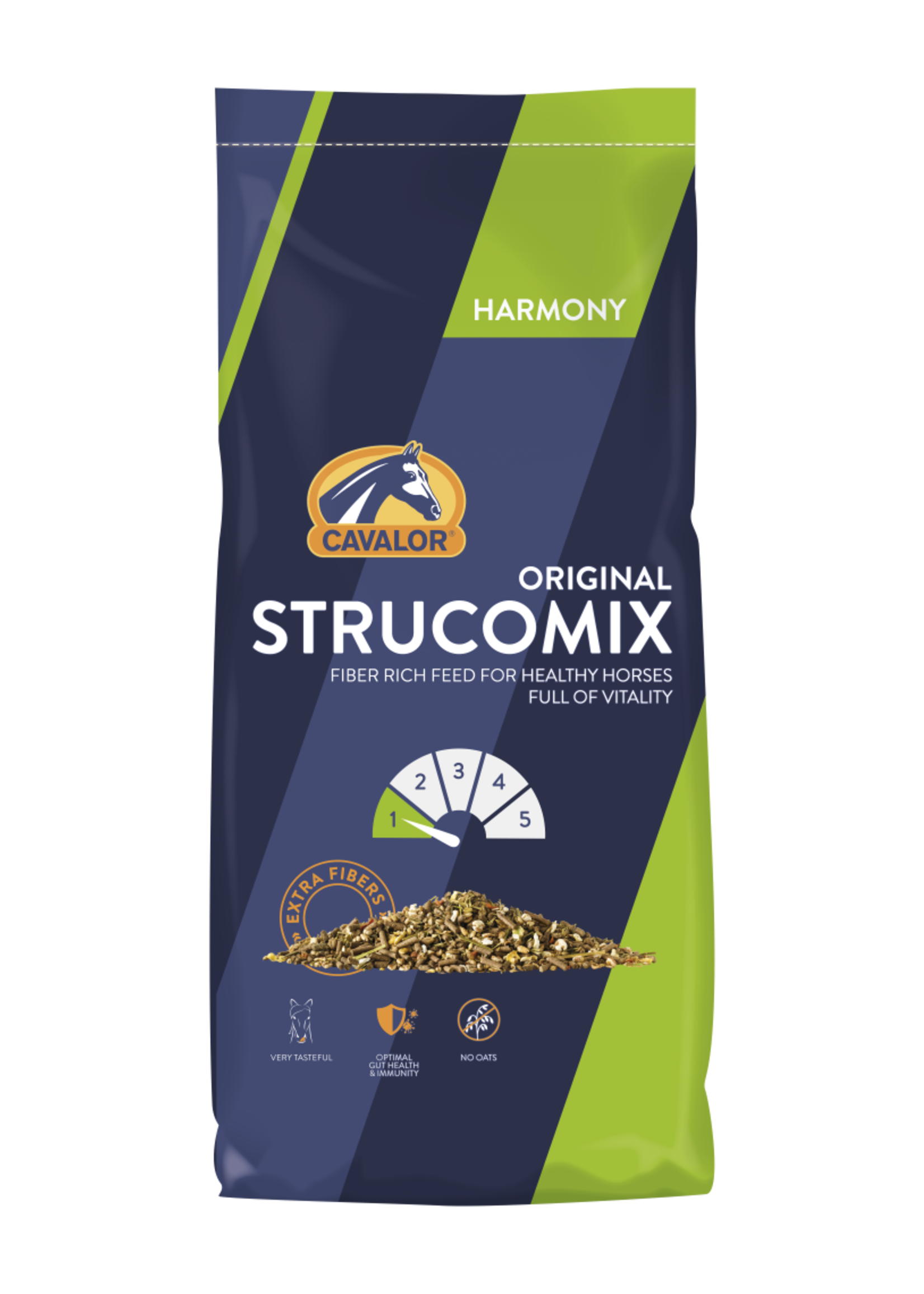 Cavalor Cavalor Strucomix Original 15 kg | Vezelrijke structuurmuesli voor een gezonde spijsvertering