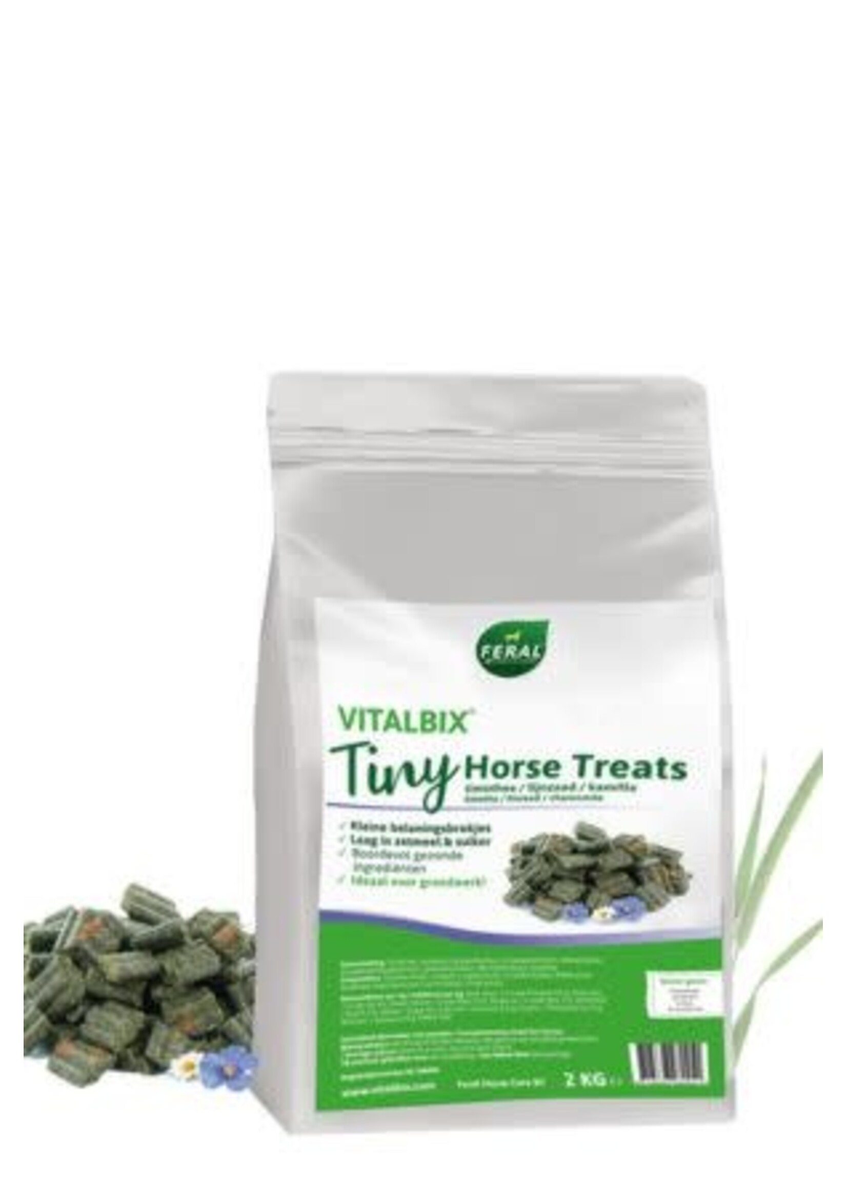 Vitalbix Vitalbix Tiny Horse Treats 2 kg | Gezonde en graanvrije beloning voor paarden en pony's