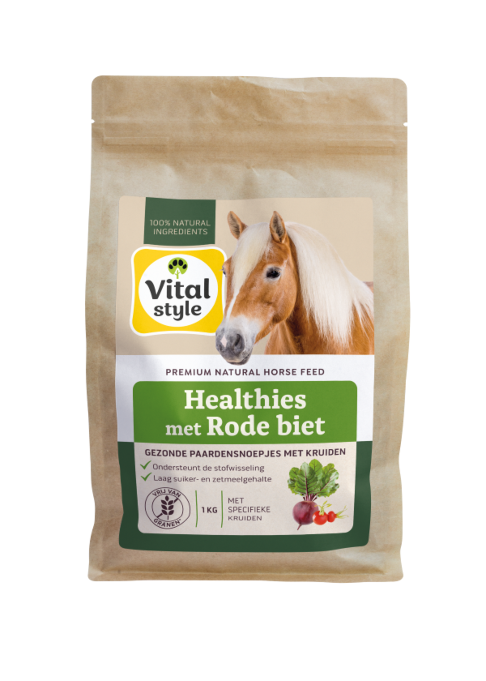 Vitalstyle VitalStyle Healthies à la Betterave Rouge 1 kg | Friandise saine avec soutien du métabolisme