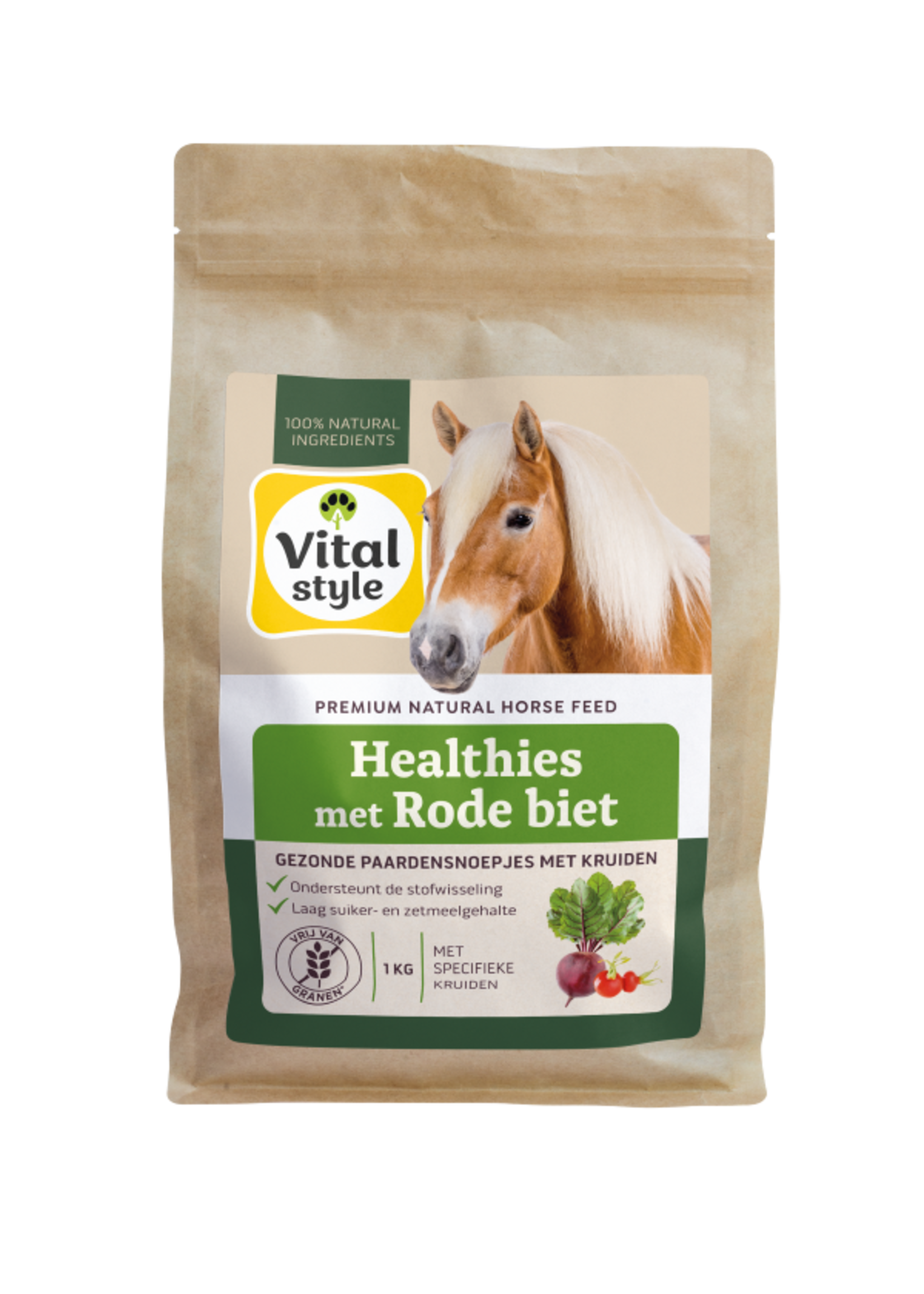 Vitalstyle Vitalstyle Healties with red beet 1kg