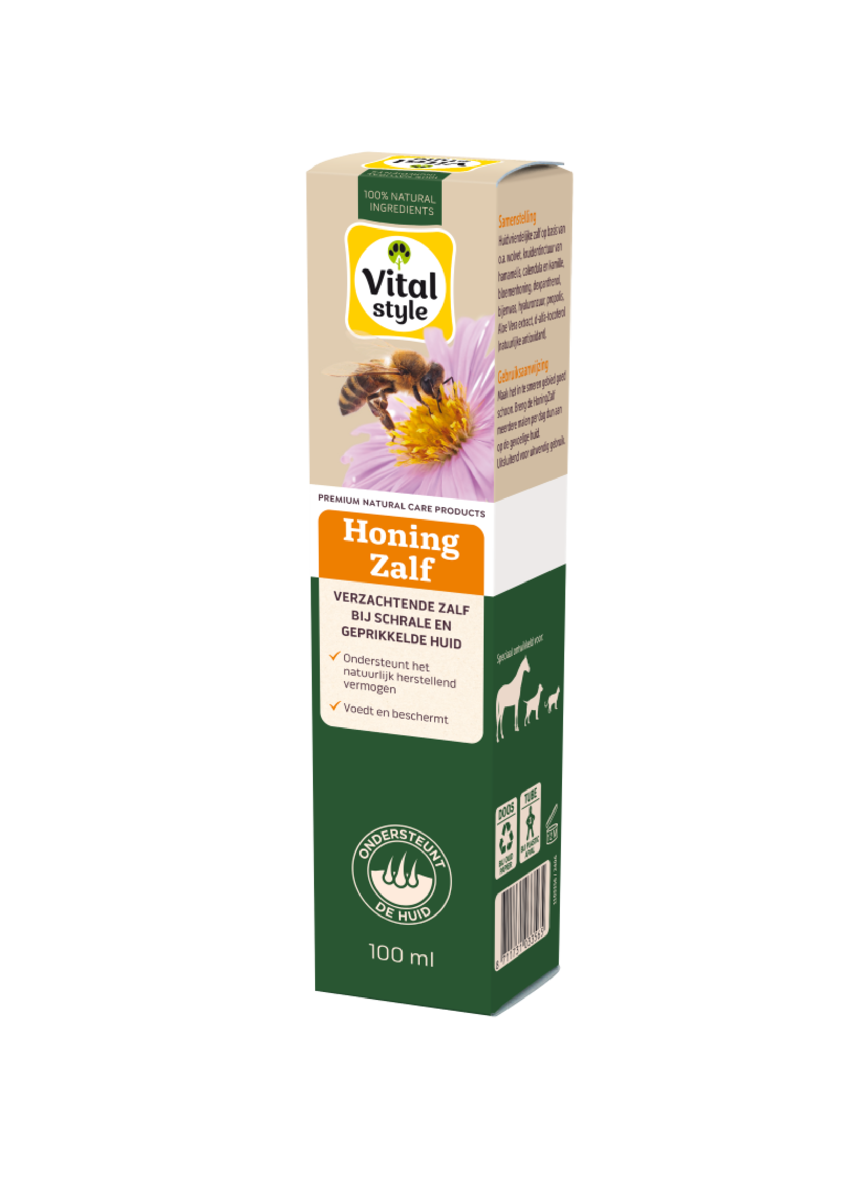 Vitalstyle Vitalstyle Honey Ointment 100 ml | For soothing and protecting sensitive skin