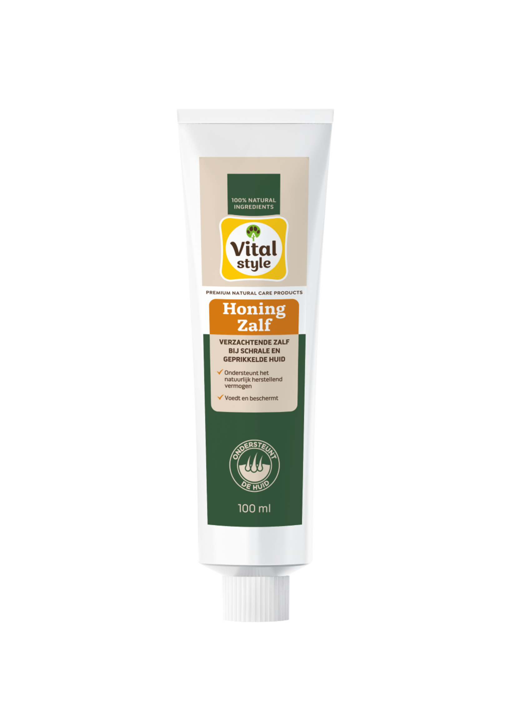Vitalstyle Vitalstyle Pommade au Miel 100 ml | Pour apaiser et protéger les peaux sensibles