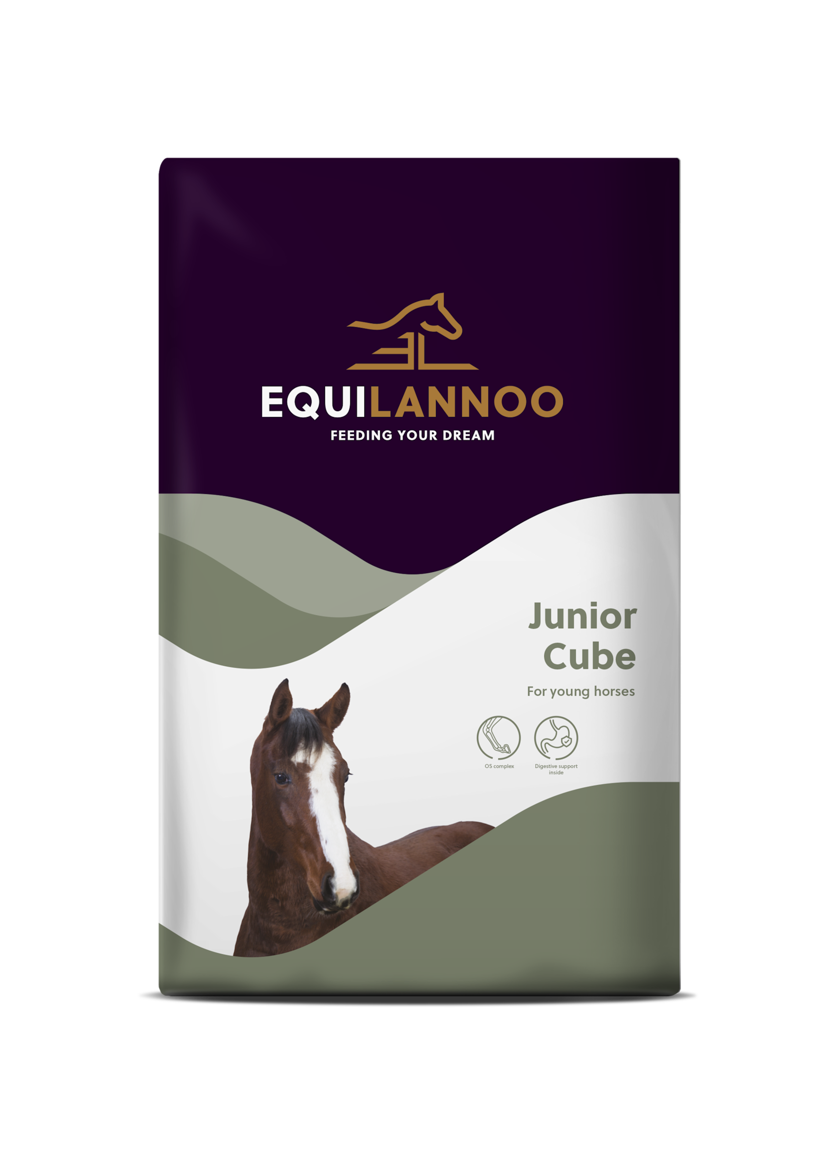 Equilannoo EQL Junior Cube 20 kg | Granulé pour jeunes chevaux en croissance