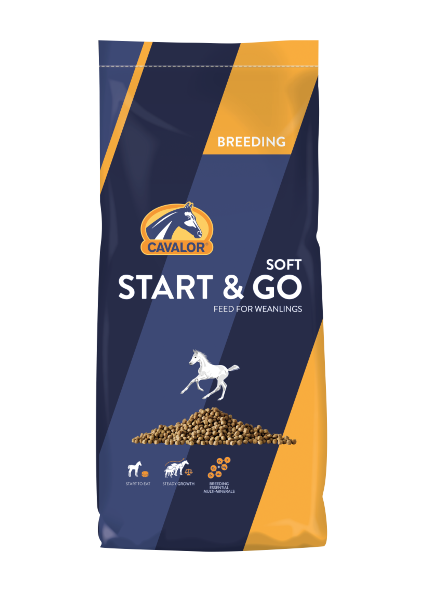 Cavalor Cavalor Start & Go Soft 15 kg | Palatable Foal Feed for a Smooth Transition to Solid Nutrition