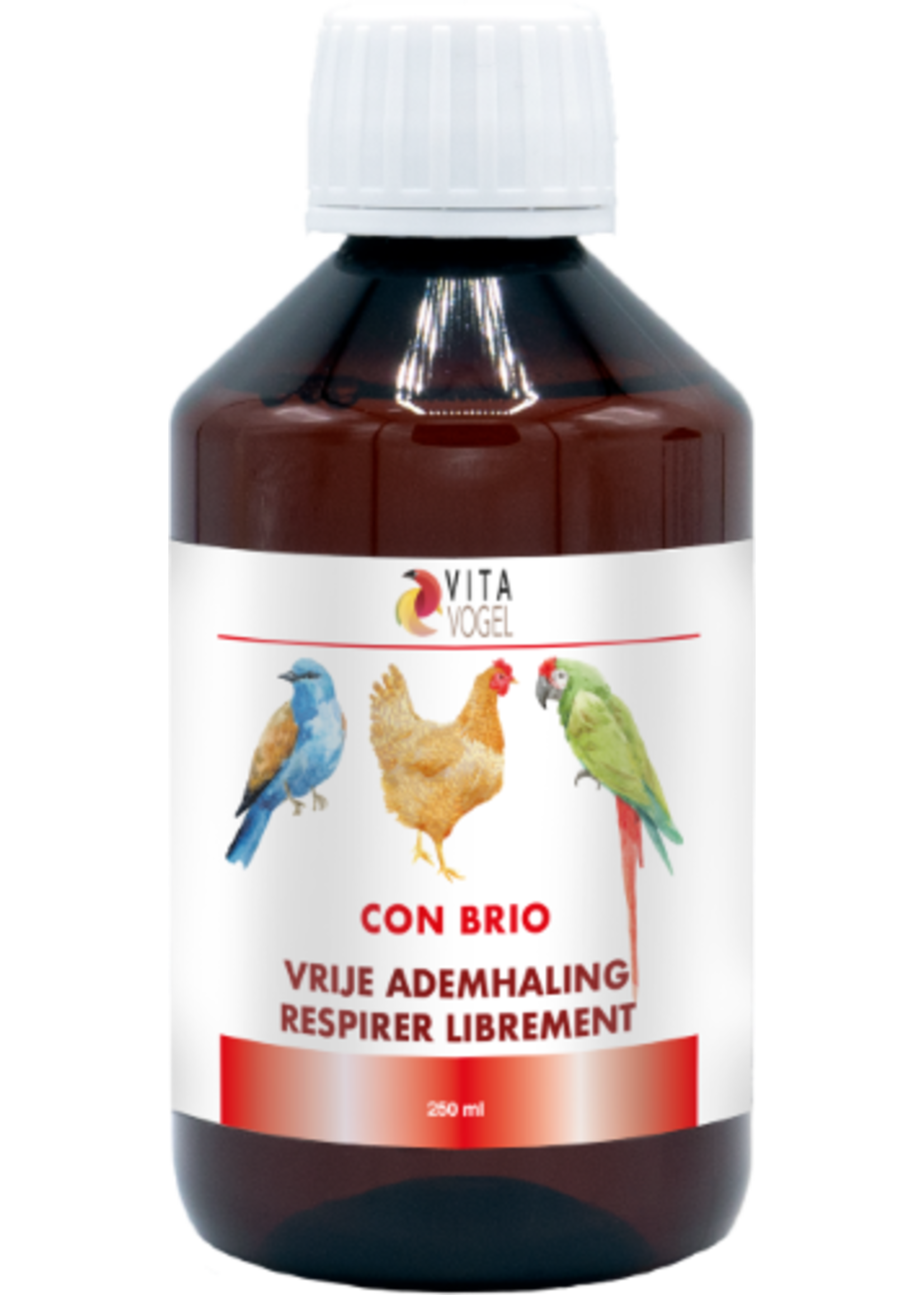 Con Brio Ademvrij 100 ml - soutien des voies respiratoires des volailles