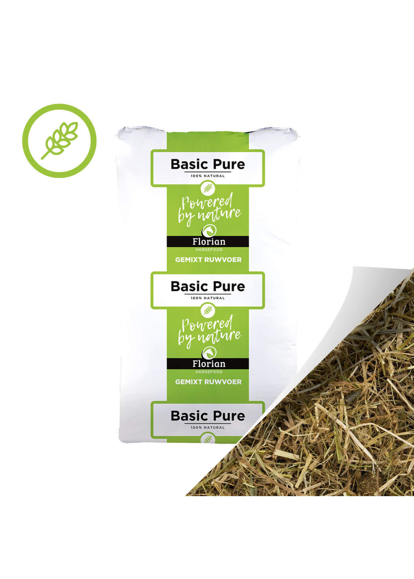 Florian Florian Basic Pure 14 kg | Fibre-Rich Forage Supplement for a Natural Diet