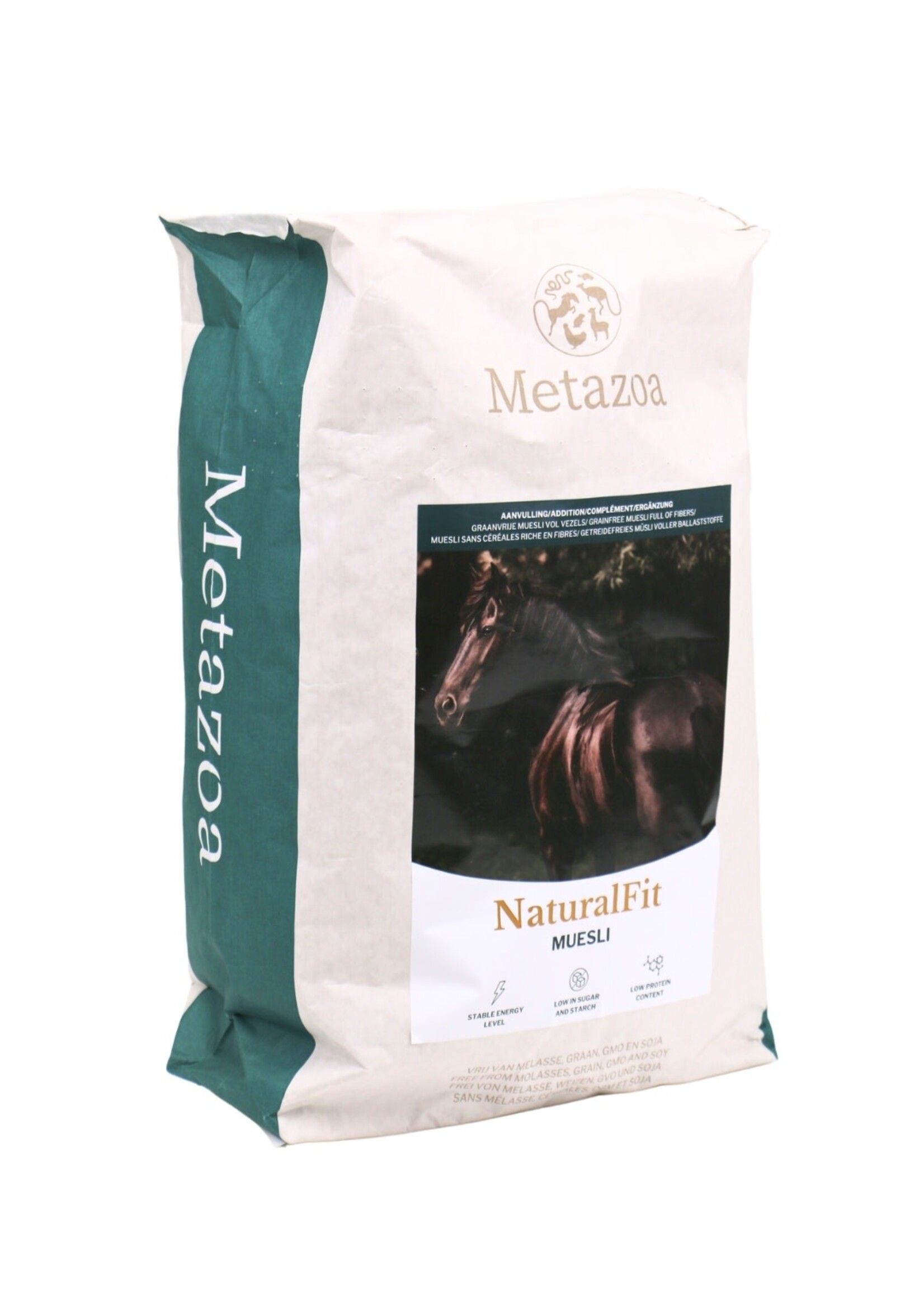 Metazoa Metazoa NaturalFit Muesli 15 kg | Alimentation naturelle et structurée