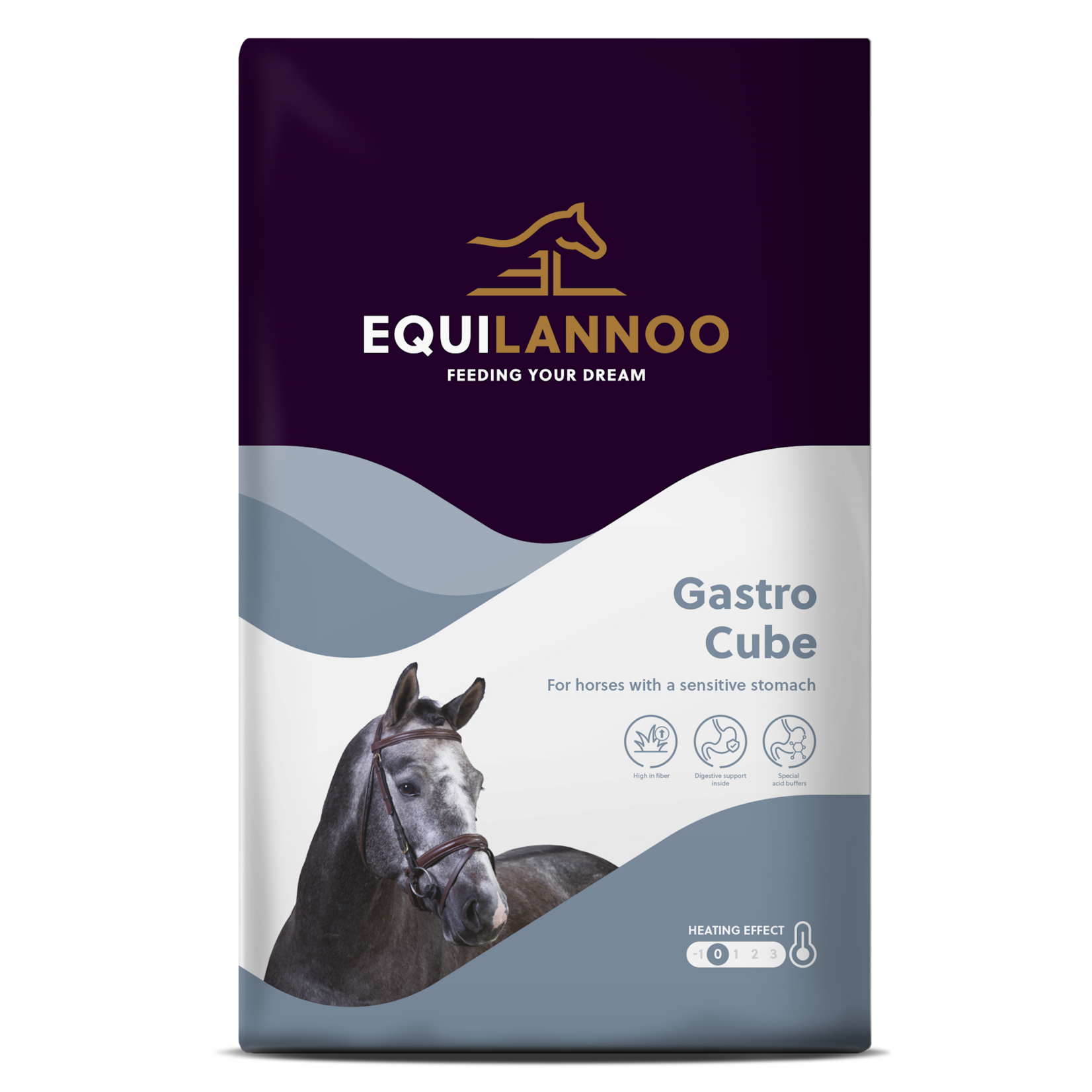 Equilannoo EQL Gastro Cube 20 kg | Voor paarden met een gevoelige maag en spijsvertering