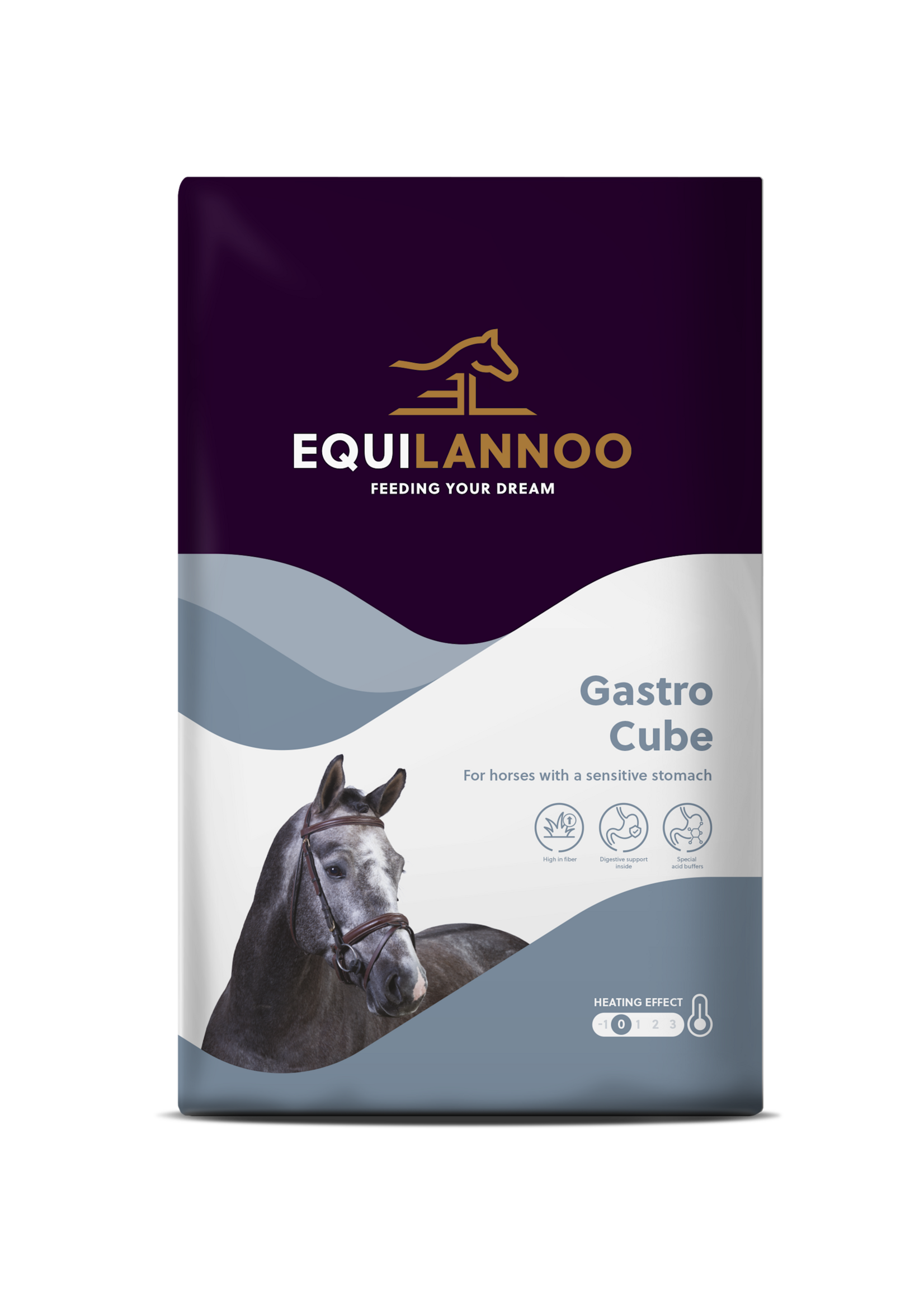 Equilannoo EQL Gastro Cube 20 kg | For horses with a sensitive stomach and digestive system