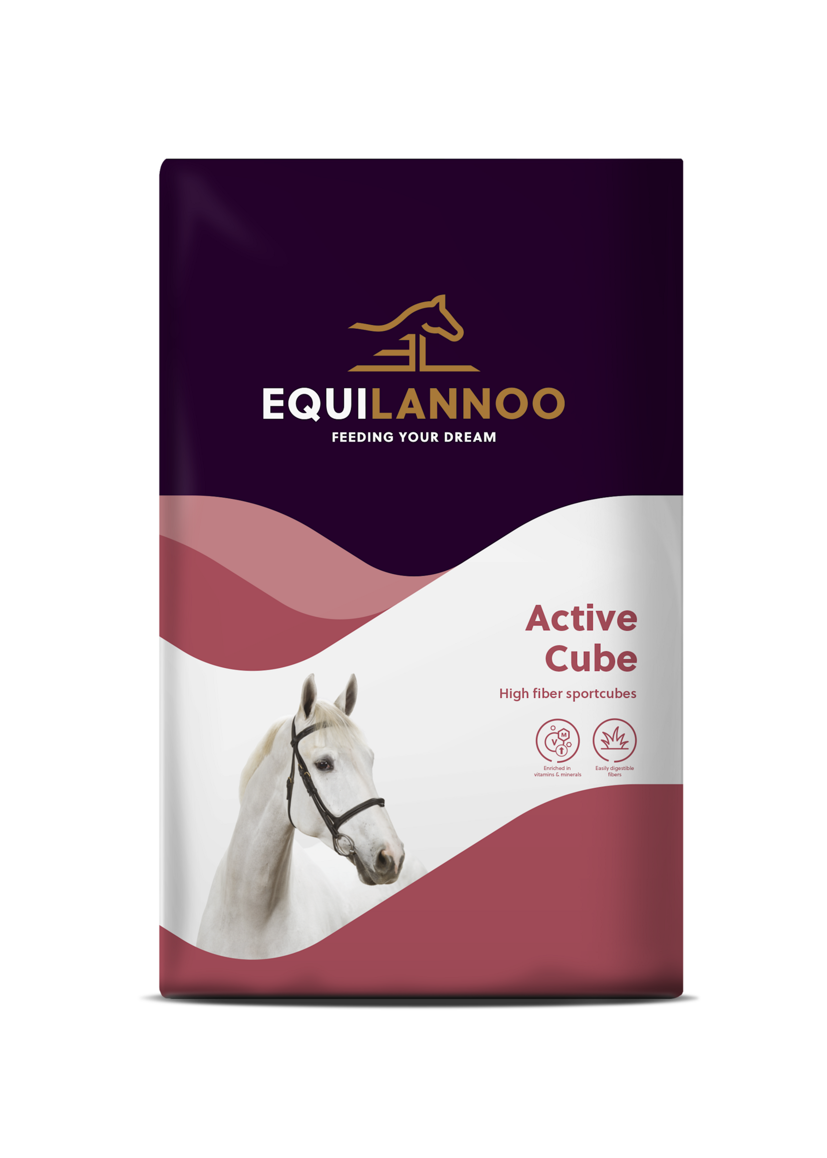 Equilannoo EQL Active Cube 20 kg | Pour les chevaux actifs et les performances quotidiennes