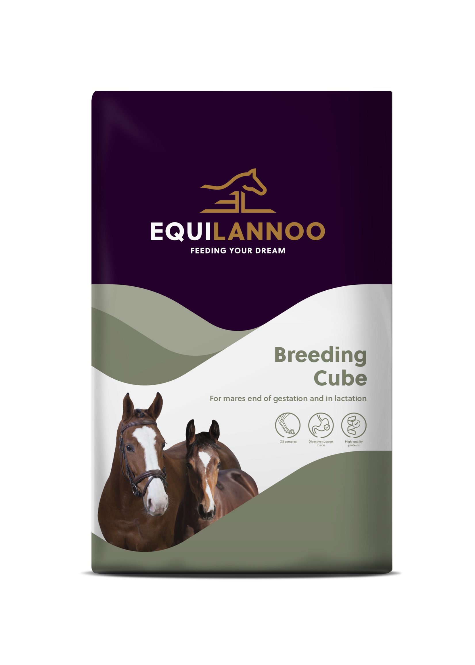Equilannoo EQL Breeding Cube 20 kg | Support during pregnancy and lactation