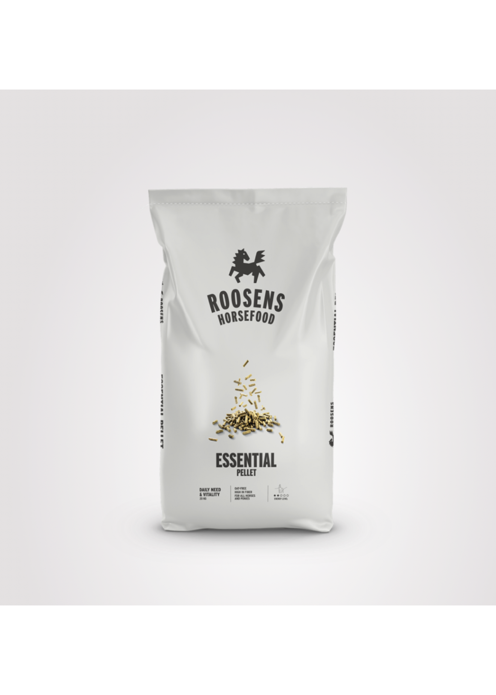Roosens Essential Pellet 20 kg | Pour une bonne condition physique de base